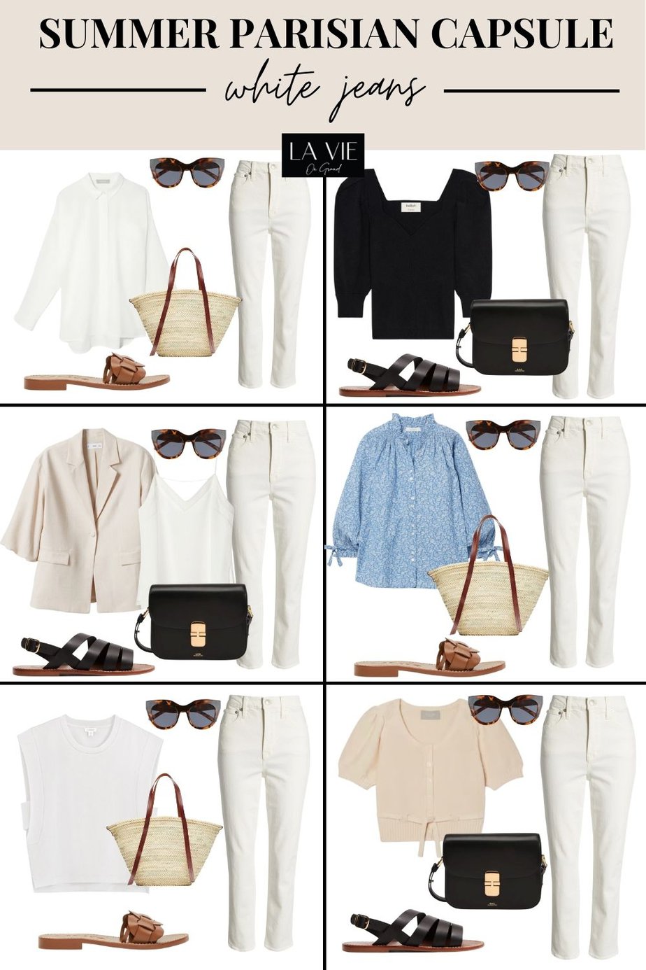 Parisian Inspired Summer Capsule 3 Ways | LaVieOnGrand