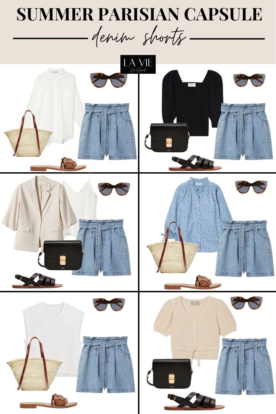 Parisian Inspired Summer Capsule 3 Ways