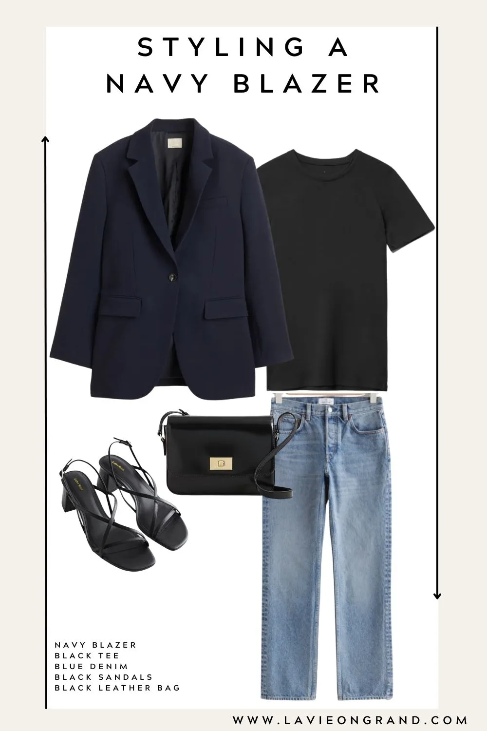 8 Ways To Style A Navy Blazer | LaVieOnGrand