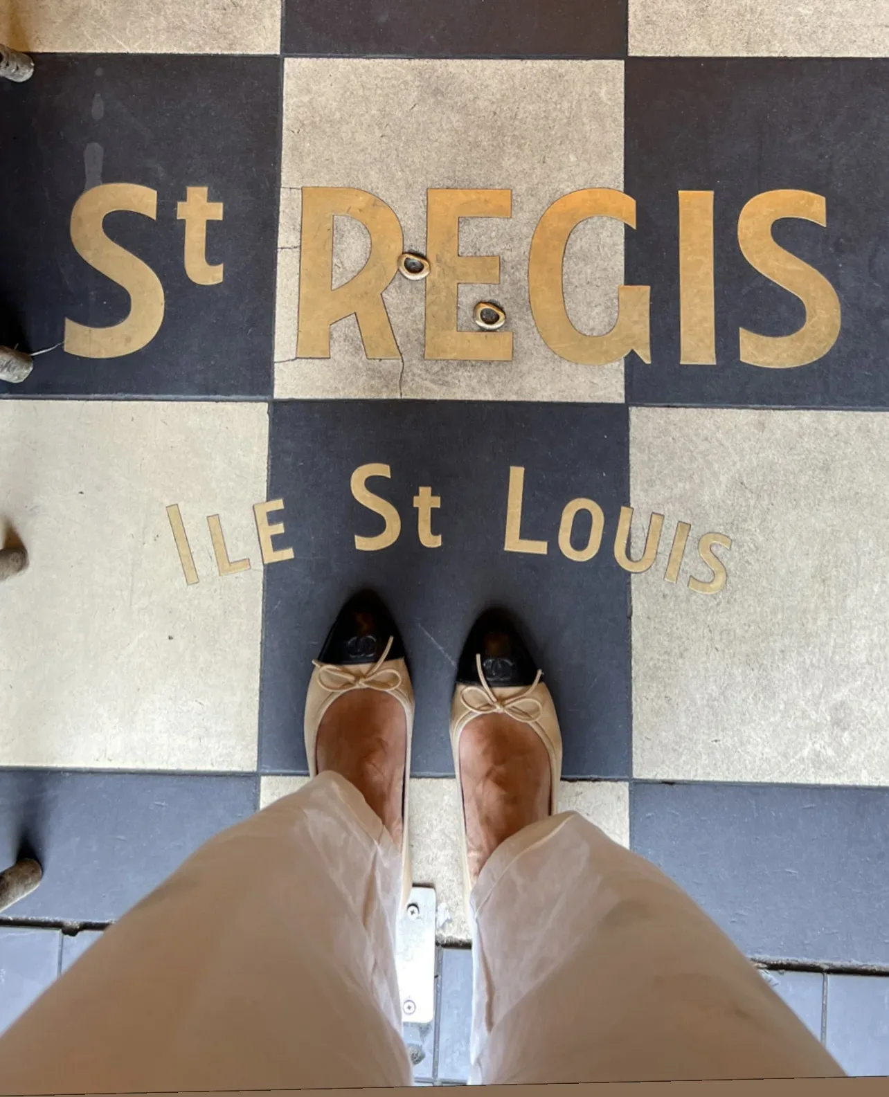 French shoe styles to own like this pair of chanel ballet flats.