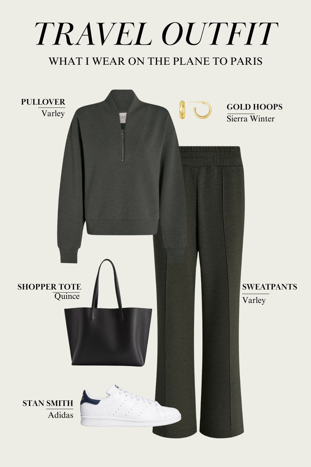 Green pants and matching top to wear to Paris.