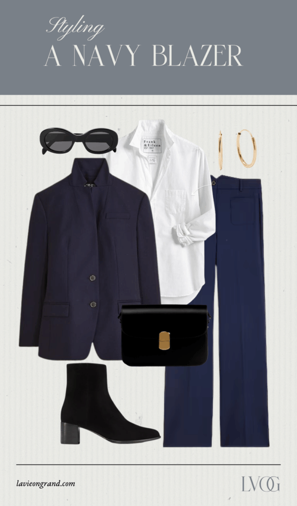 Swift Low Blazer in Navy main image 0