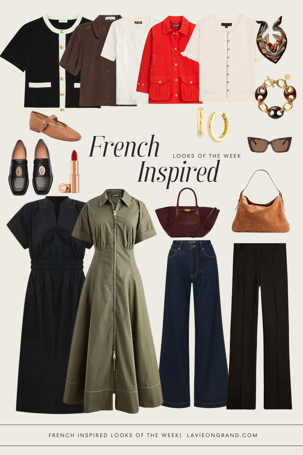 Graphic of clothing for French Fridays.