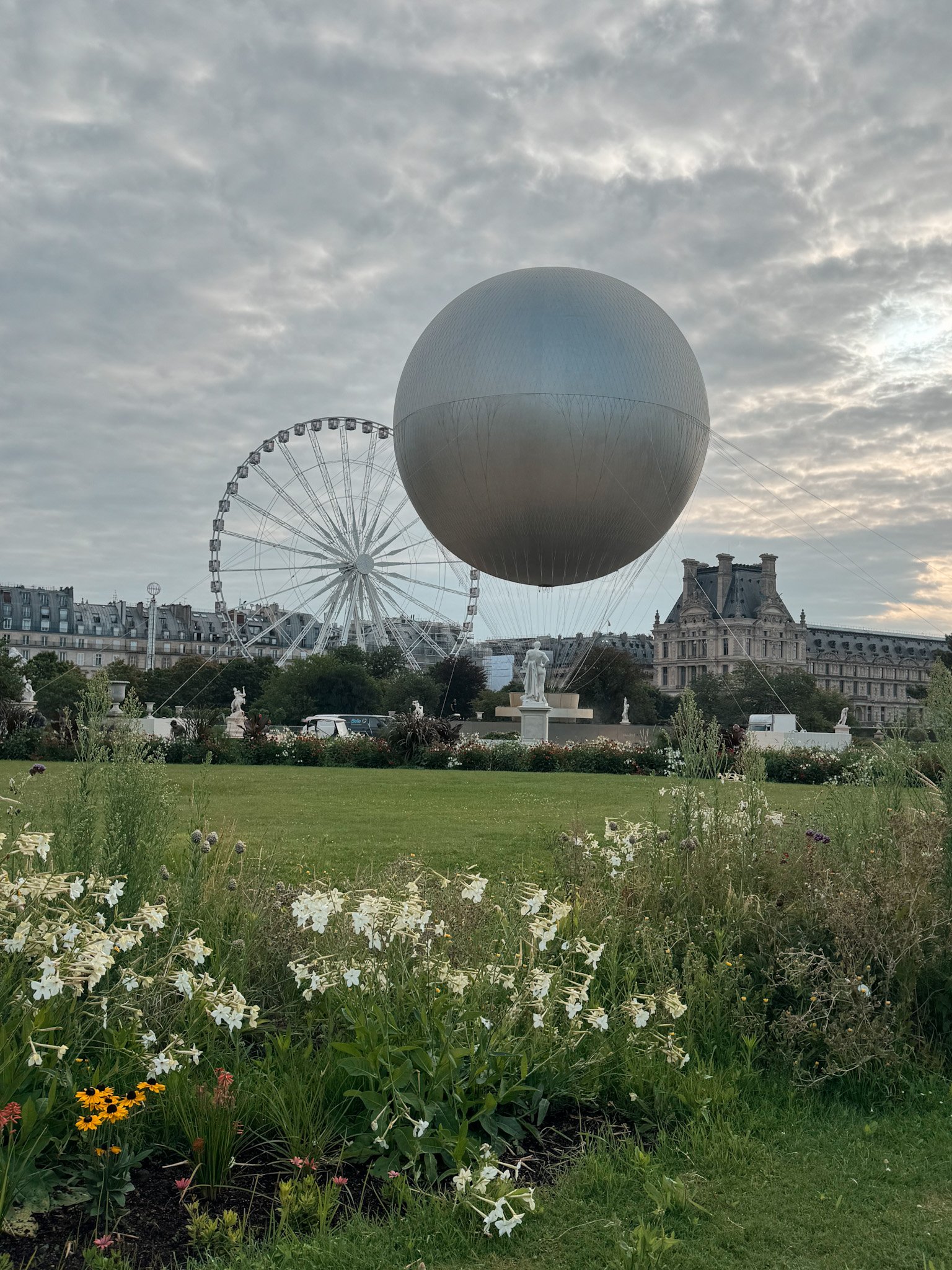 The Tuileries garden in Paris.