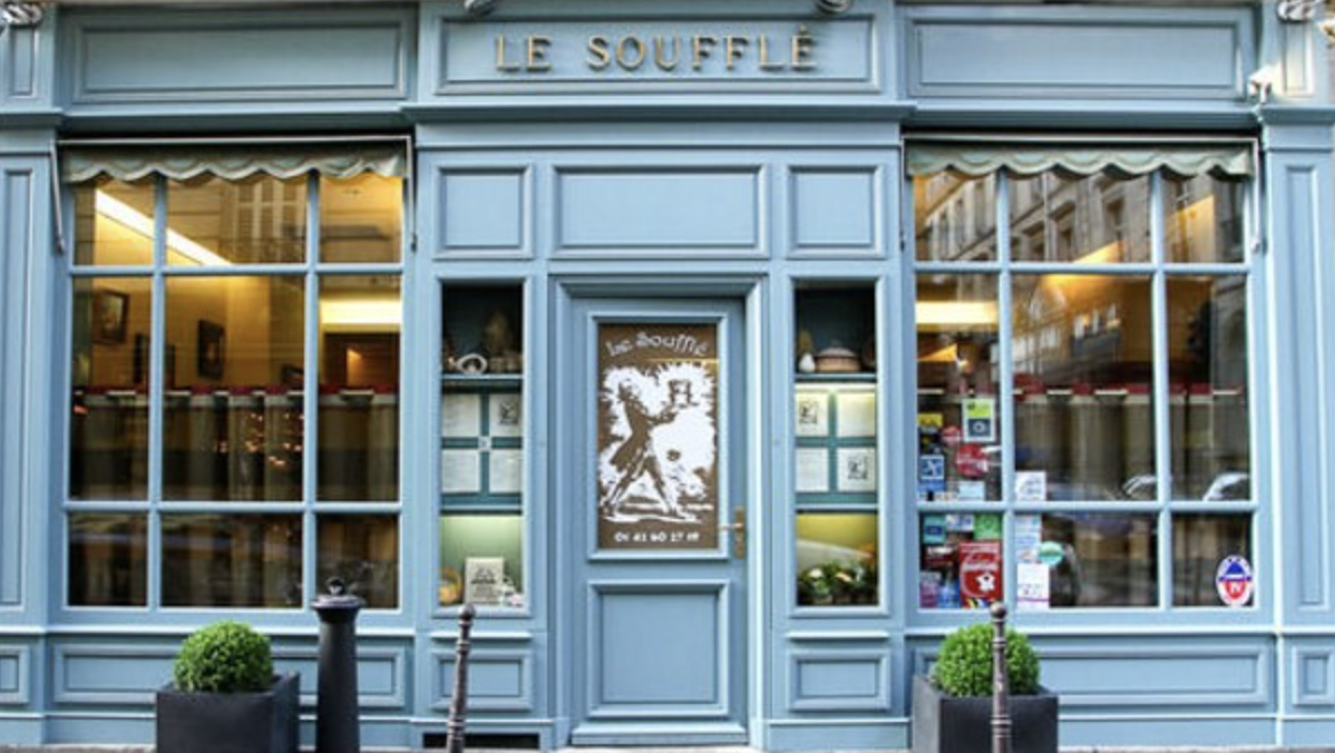 Le Souffle restaurant in Paris.