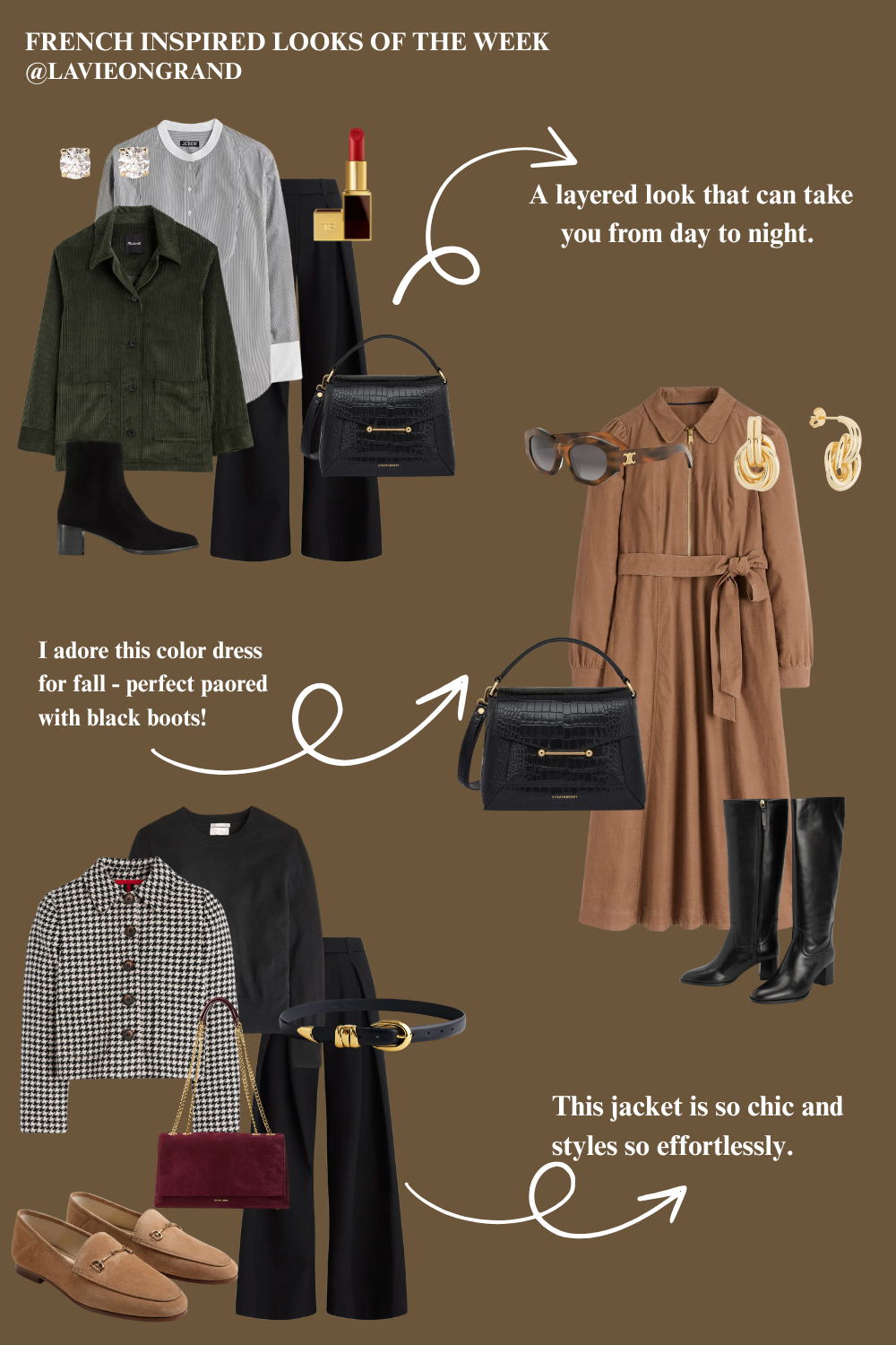 Graphic of clothing items for French Fridays No. 31