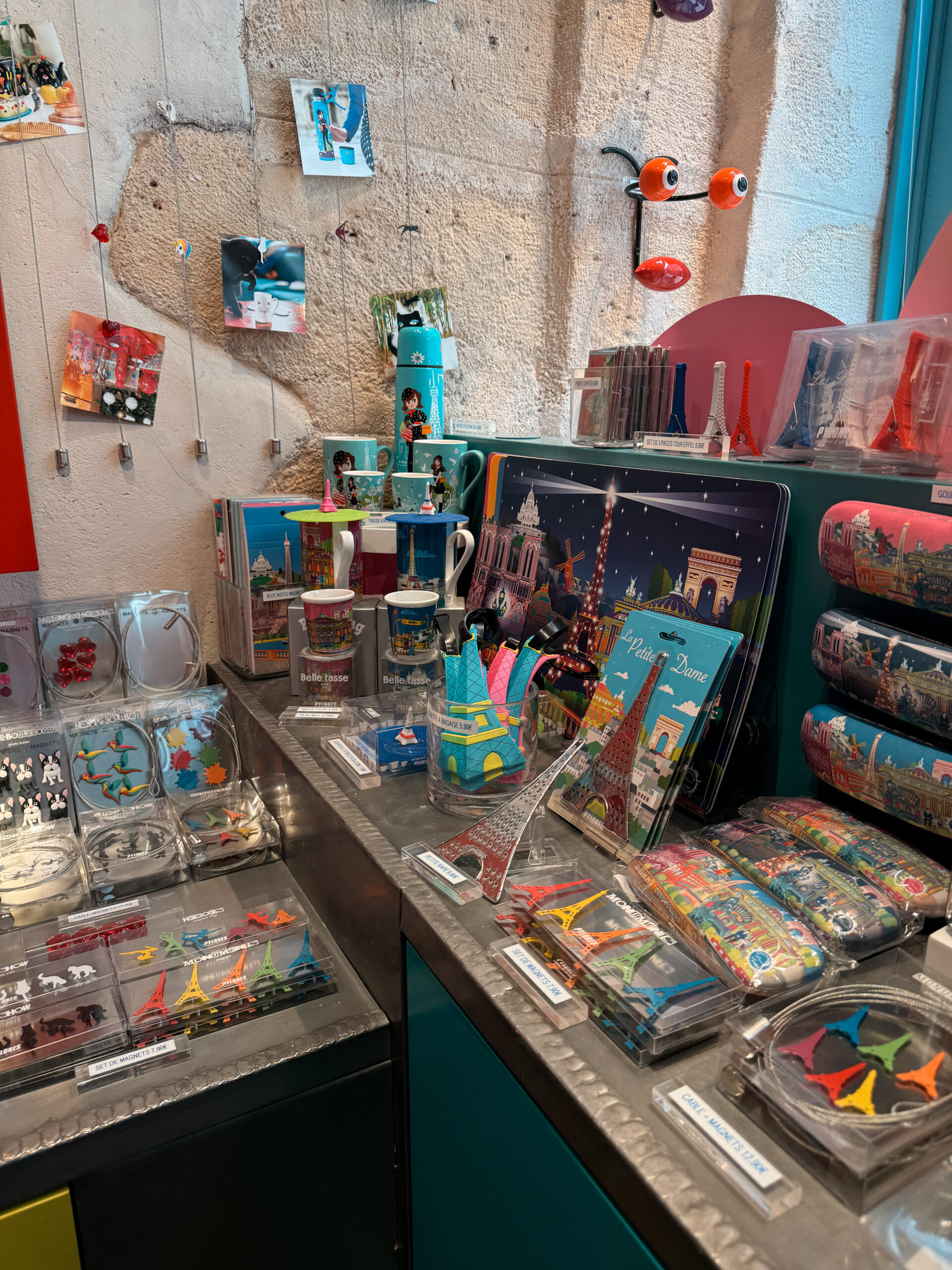 Inside of childrens toy store on ile saint louis.