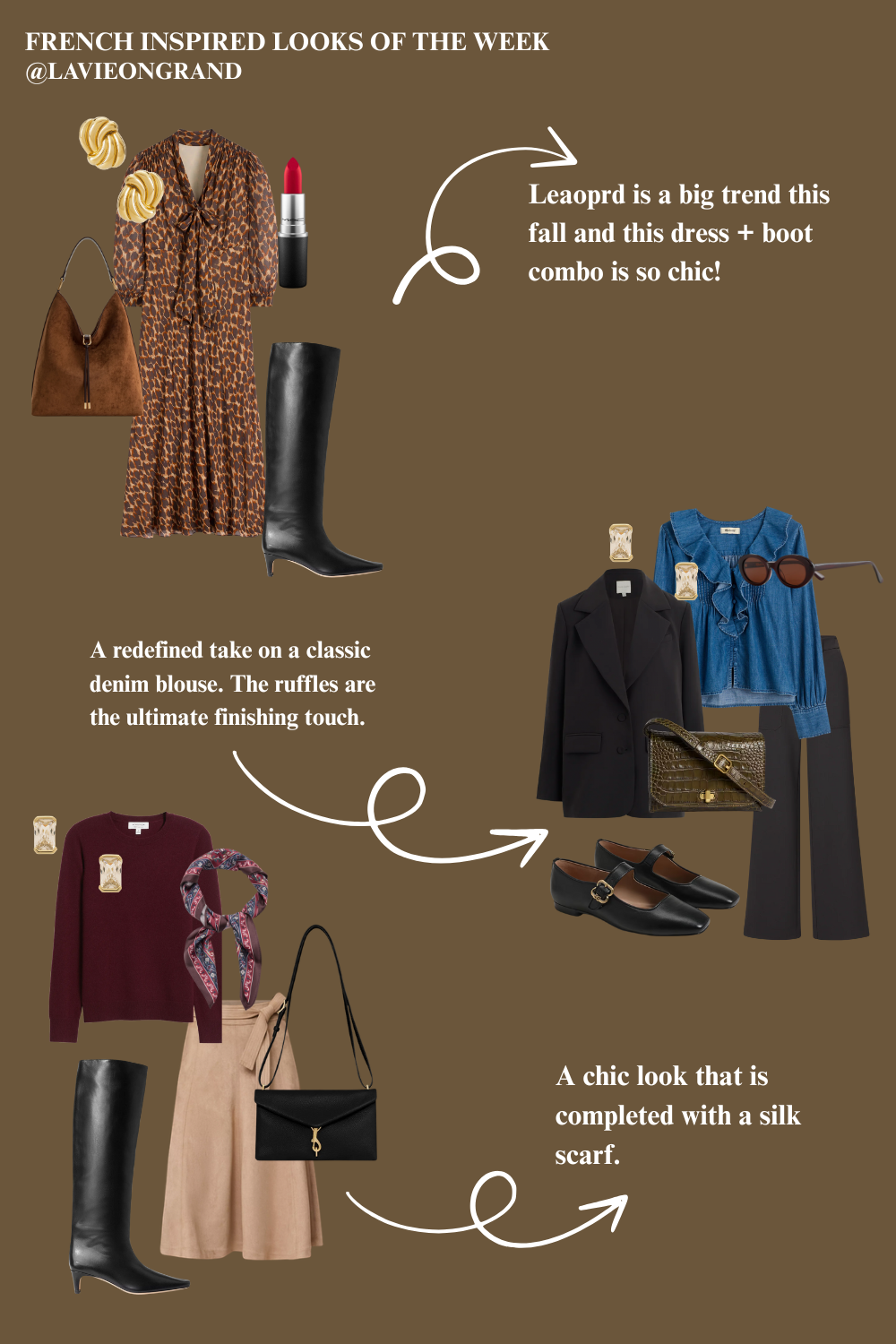 Items to wear on French Fridays.