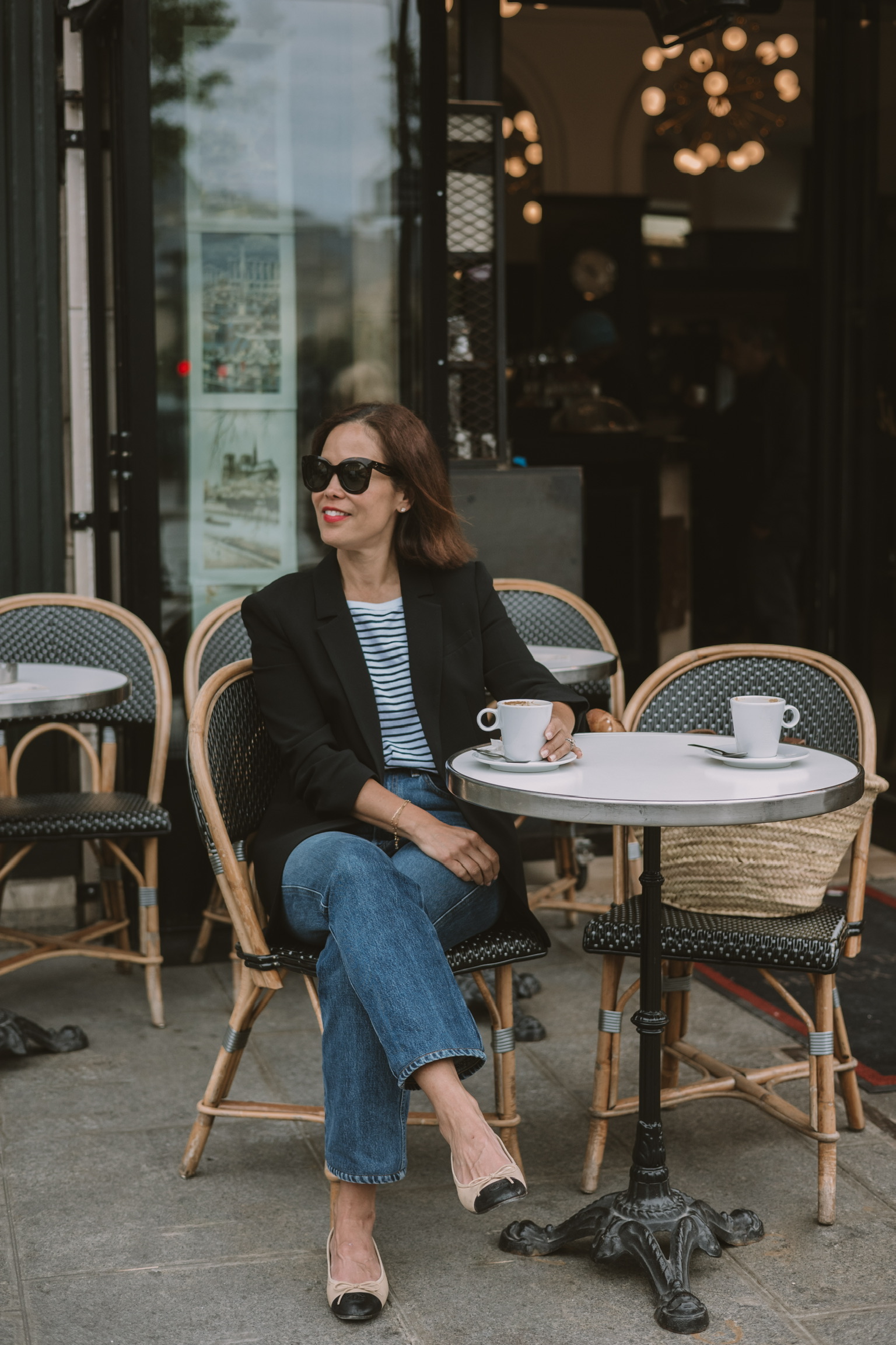 Ballet flats are the perfect balance of elegance and practicality in a French wardrobe